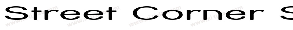 Street Corner Slab Bold字体转换